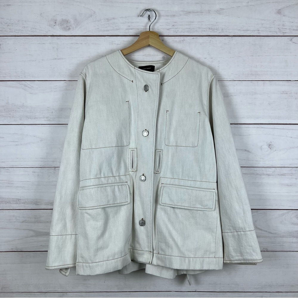 Isabel Marant Denim Button Jacket Size 40 US 10